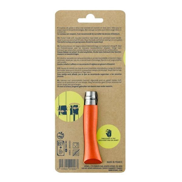 Ніж Opinel №7 My First Opinel Orange - Оранжевий 002363 2046690 фото