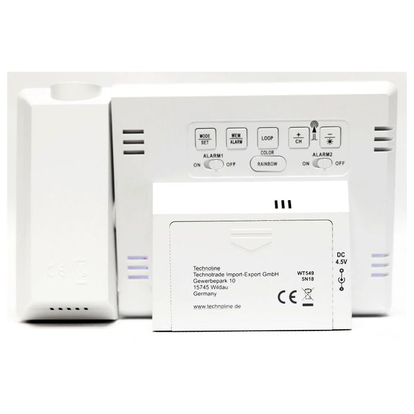 Часы проекционные Technoline WT549 White (WT549) DAS301195 фото