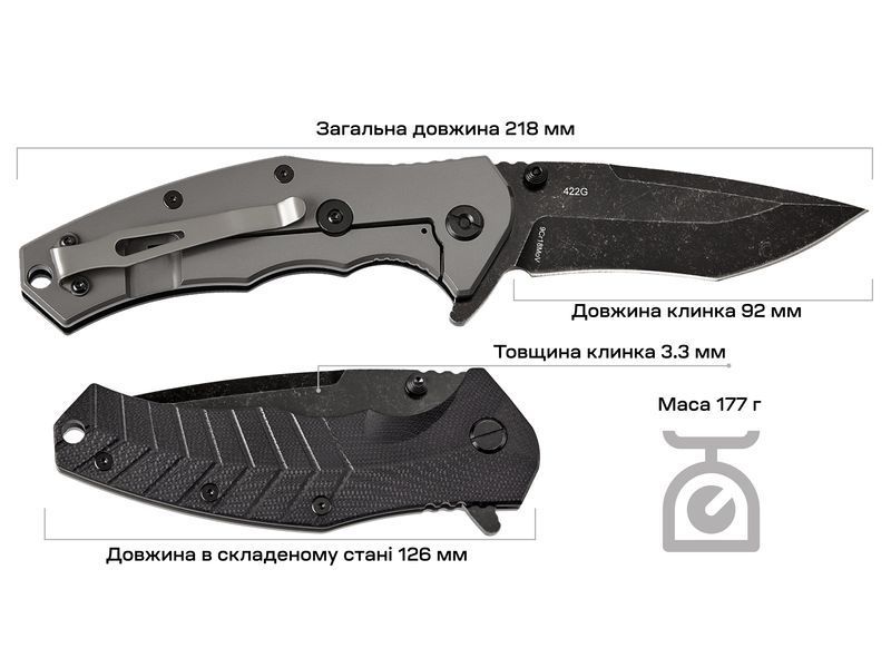 Нож Skif Griffin II BSW Black 422SEB 17650287 фото