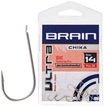 Крючок Brain Ultra Chika #14 (20шт/уп) 18585263 фото