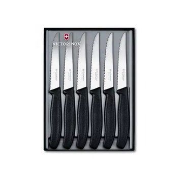 Набор кухонных ножей для стейка Victorinox Swiss Classic Steak Gift Set 6 шт Черные (6.7233.6G) V77551893 фото