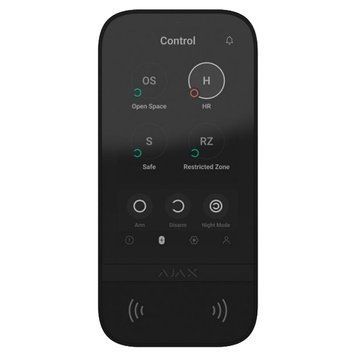 Ajax KeyPad TouchScreen (8EU) black Клавіатура 99-00017270 фото