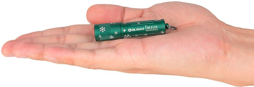 Ліхтар-брелок Olight I3E EOS Snowflake green (90 Lm) I3E EOS SG 23703916 фото