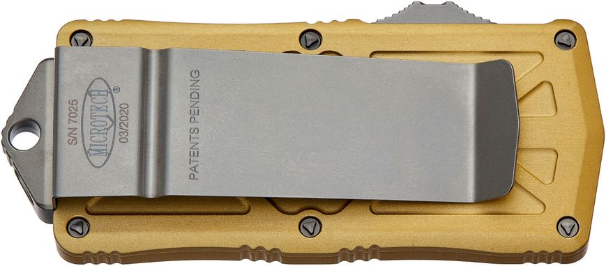 Ніж Microtech Exocet Stonewash Champagne gold 157-10CG 14090220 фото