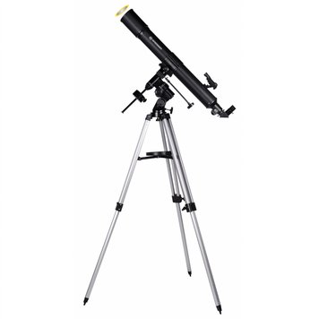 Телескоп Bresser Quasar 80/900 EQ Refractor Solar Carbon з сонячним фільтром і адаптером для смартфона (4780909) 923033 фото