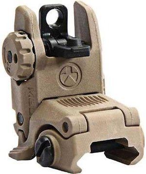 Цілик складаний Magpul MBUS Sight FDE пісочний MAG248-FDE 36830143 фото