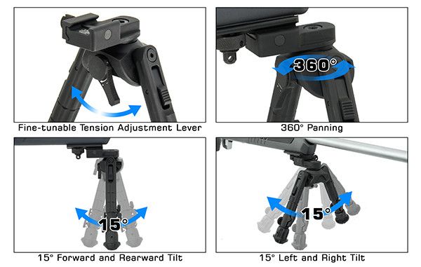 Сошки Leapers UTG Recon 360 TL 20-30,5 см Picatinny 23700963 фото