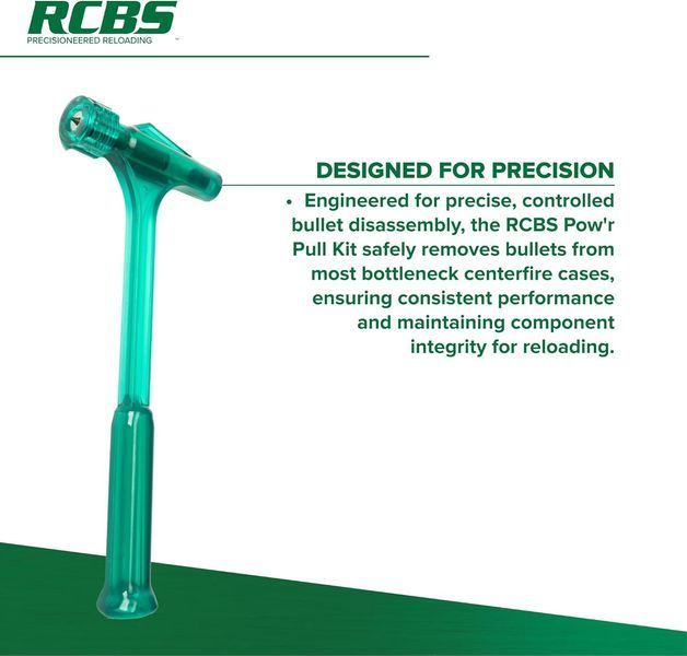 Кинетический молоток &ndash; депуллер RCBS Pow'r Pull Kit 9412 11702273 фото
