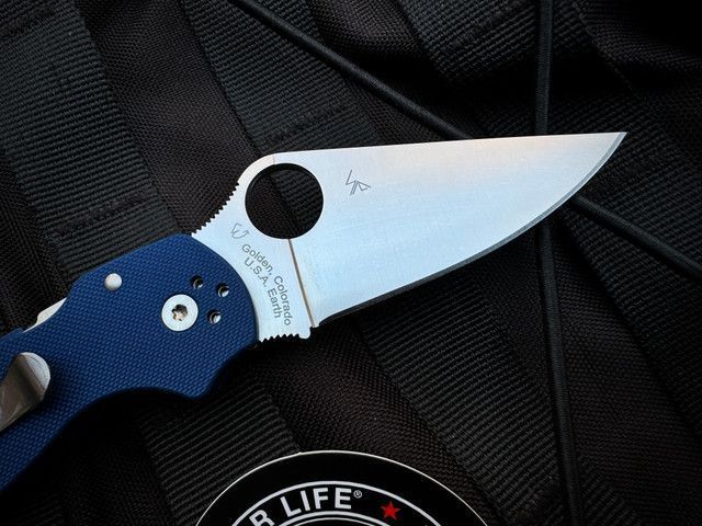 Ніж Spyderco Para 3 Cobalt Blue CPM SPY27 C223GPCBL 871628 фото