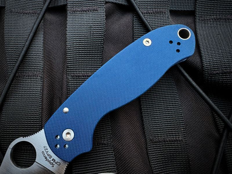Ніж Spyderco Para 3 Cobalt Blue CPM SPY27 C223GPCBL 871628 фото