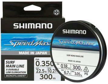 Волосінь Shimano Speedmaster Surf Mono 1200 м 0,20 мм 3,69 кг SMSM201200 22664650 фото
