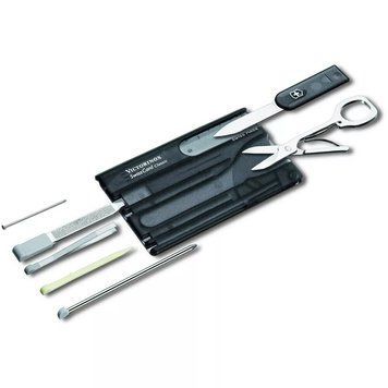 Швейцарская карта Victorinox SwissCard Classic Чёрная (0.7133.T3B1) V77553496 фото