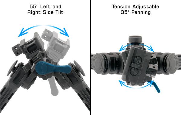 Сошки Leapers UTG Big Bore Full Stability, 23-35,5 см Picatinny 23700964 фото