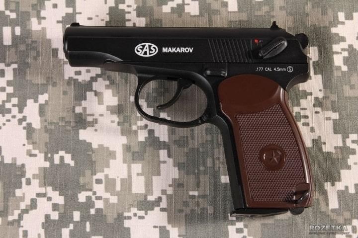 Пістолет пневматичний SAS Makarov Корпус - метал 23701430 фото