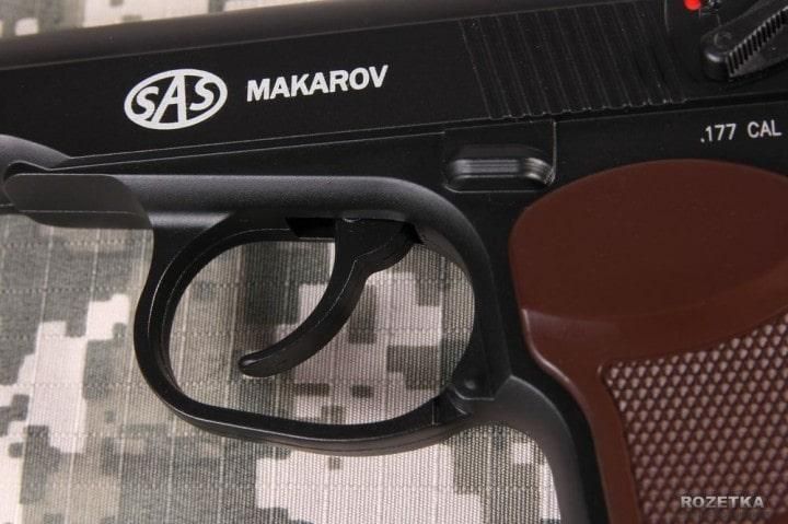Пістолет пневматичний SAS Makarov Корпус - метал 23701430 фото