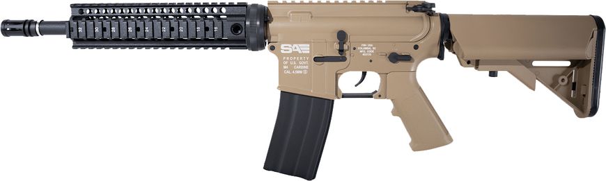 Винтовка пневматическая Cybergun SA Swiss Arms X FN Herstal M4 Ras CO2 калибр 4,5 мм Tan 7650015 фото