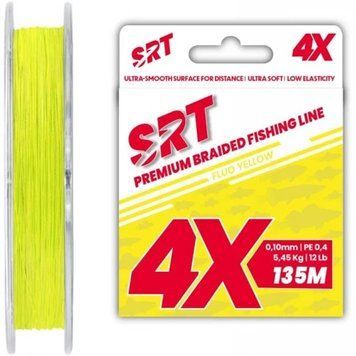 Шнур SERT SRT 4Х жовтий 0,20 мм (135 м) 11,36 кг - SEVAM0120020135M Y33441745 фото