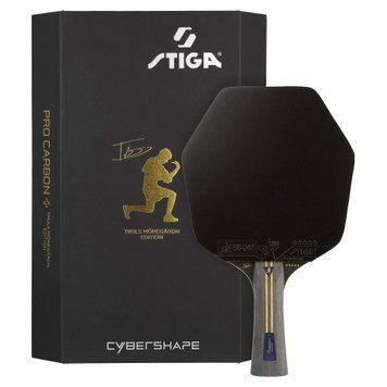 Ракетка для настільного тенісу Stiga Pro Carbon Plus Cybershape Truls Edition 5 Star FL (1215-1306-35) 932354 фото
