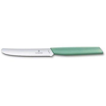 Кухонний ніж Victorinox Swiss Modern Tomato&Sausage Зелений (6.9006.11W41) V77551692 фото