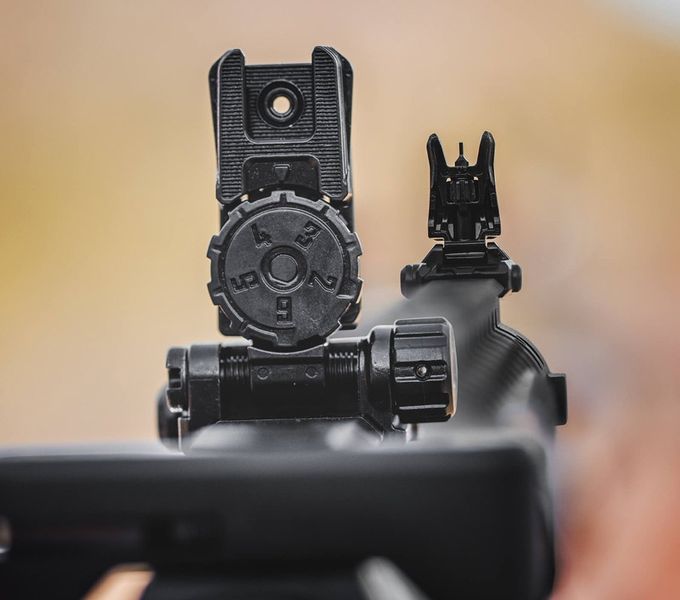 Целик складной Magpul MBUS Pro LR Sight регулируемый черный MAG527-BLK 36830145 фото