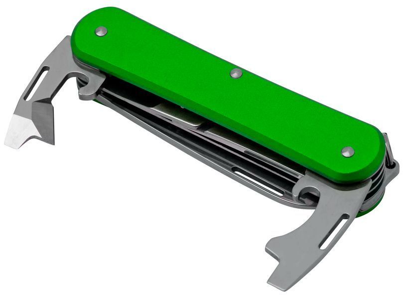 Ніж багатофункціональний Fox Vulpis Aluminium OD Green 5 інструментів FX-VP130-SF5 OD 17530689 фото