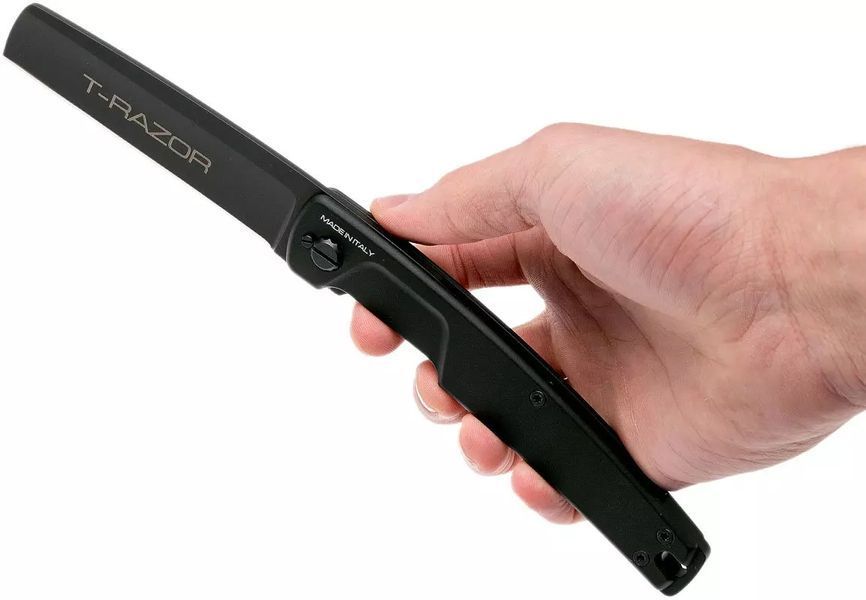 Ніж Extrema Ratio T-Razor Black N690 Aluminium 04.1000.0138/BLK 17840287 фото