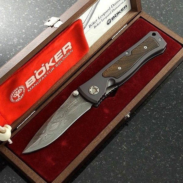 Нож Boker Leopard-Damascus II Collection 111054DAM 23730326 фото