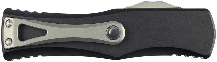 Ніж Microtech Hera Double Edge Stonewash Black Напівсеррейтор 702-11 14090559 фото