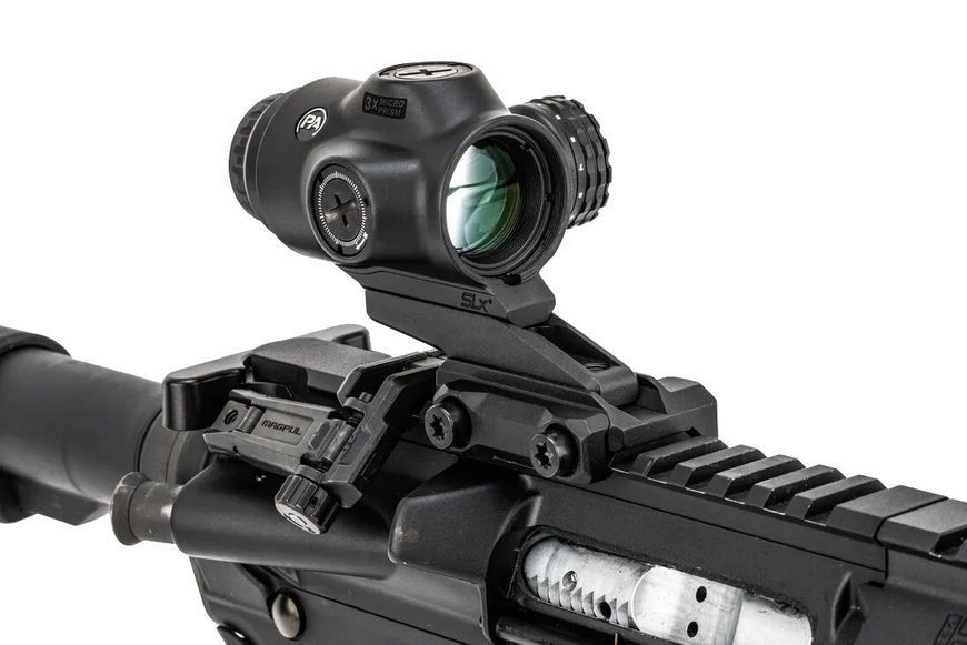 Прицел призматический Primary Arms SLx 3X MicroPrism сетка ACSS Raptor 5,56/308 Meter Black 16080473 фото