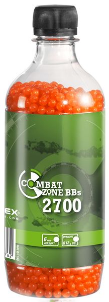 Страйкбольные шарики Umarex Combat Zone BB 6 мм 0,12 г Orange 39860384 фото