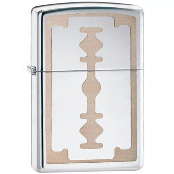 Запальничка Zippo Razor Blade Lighter Лезо бритви, дзеркальний хром 28137 V77553996 фото