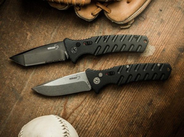 Нож Boker Plus Strike Auto Spearpoint + Тканевый чехол 01BO400 23730769 фото