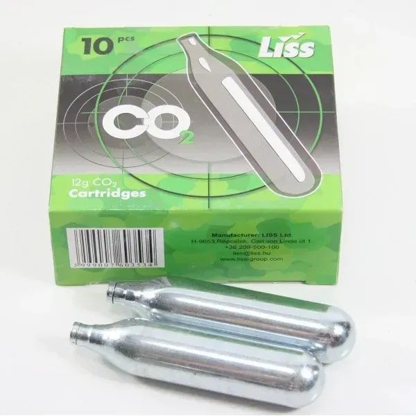 Балон CO2 Liss 12g 10 шт/уп 17520068 фото