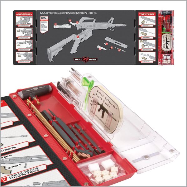 Набір для чищення Real Avid Master Cleaning Station AR-15 .22; 223 Rem (5,56 мм); 22 LR (5,6 мм); 5,45 мм 17590154 фото