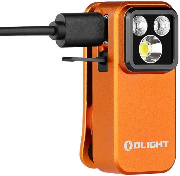 Ліхтар Olight Oclip Pro S Orange 0.0000.3367 (600 Lm) 23705093 фото