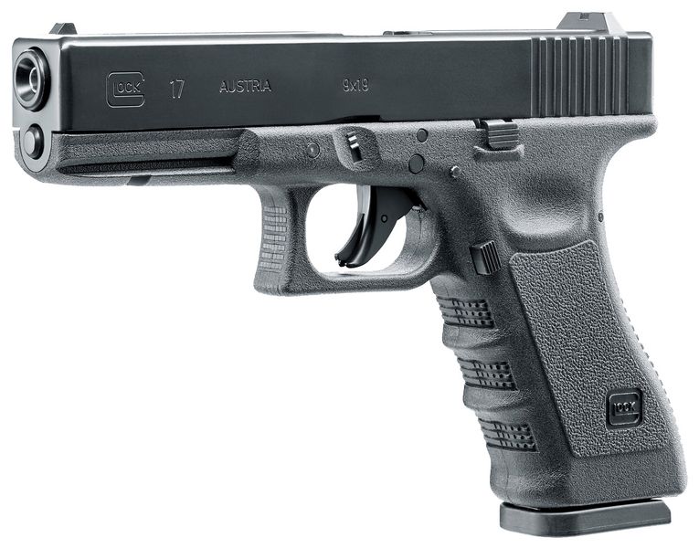 Пистолет пневматический Umarex Glock 17 Grey Blowback кал. 4.5 мм Pellet+ВВ 39860191 фото