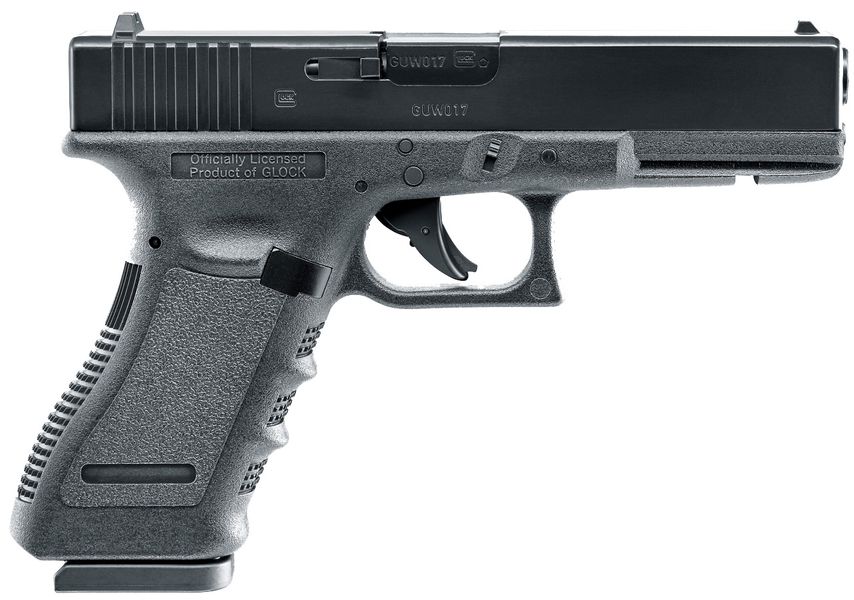 Пистолет пневматический Umarex Glock 17 Grey Blowback кал. 4.5 мм Pellet+ВВ 39860191 фото