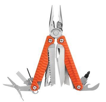 Мультитул Leatherman Charge PLUS Orange + чехол + метричные биты + клипса + кольцо для темляка 4007845 фото