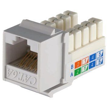 KeyStone RJ45 UTP, кат. 5e, 6, 6a, 110, Slim, W -16.6 мм Модуль 99-10028888 фото