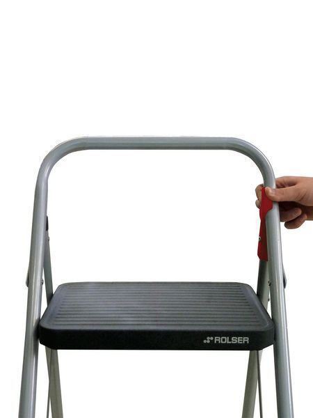 Драбина Rolser Taburete M/10 UNE 2 щаблі Antracita (MET003-1021) 930801 фото