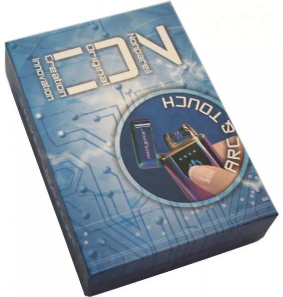 запальничка Silver Match SM ICON ALLSAINT TOUCH DBLARC IGNIT Синій (40674270BLU) V77550652 фото