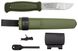 Ніж Morakniv Kansbol Survival Kit Green + Кресало та точило 13912 23050230 фото 1