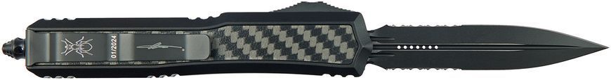 Ніж Microtech Makora Double Edge Black Blade Signature Series 206-2TCFIS 14090552 фото