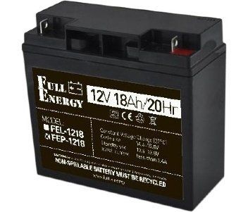 Full Energy FEP-1218 18 А&bull;г 12В Свинцево-кислотна акумуляторна батарея 99-00003358 фото