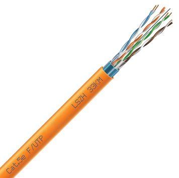 Cat. 5e F/UTP LSZH 4х2х24 AWG (7091004) бухта 305м. Кабель кручена пара ЗЗКМ (FTP мідь безгалоговий LSZH) 99-00007349 фото