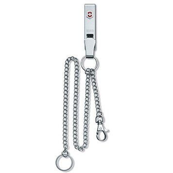 Карабін поясний Victorinox з двома ланцюжками 4.1860 4003995 фото