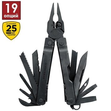 Мультитул Leatherman Super Tool 300 Black + Чехол Molle Черный 831151 4005573 фото