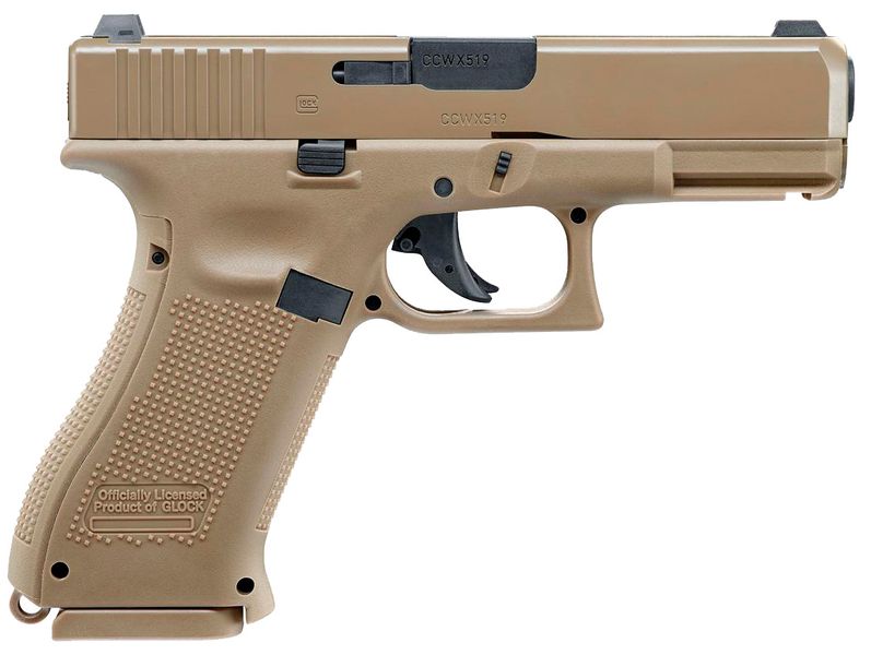 Пистолет пневматический Umarex Glock19X Tan кал. 4.5 мм ВВ 39860193 фото