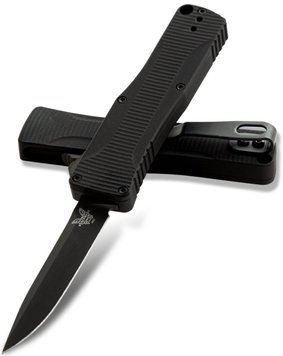 Нож Benchmade OM OTF Black Blade Aluminum Черный 4850BK 4008943 фото