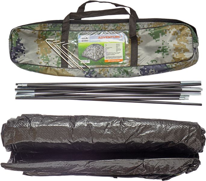 Палатка Skif Outdoor Adventure I. Размер 200x200 см. Camo 3890087 фото